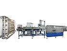 Furnace line for carbon fiber production